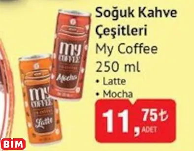 MY COFFEE  SOĞUK KAHVE ÇEŞİTLERİ